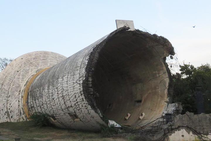 Fallen Water Tower